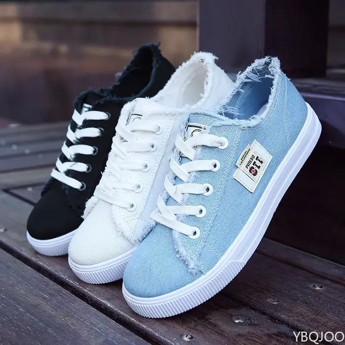 Dames polyvalentes toile chaussures nouveau décontracté confort