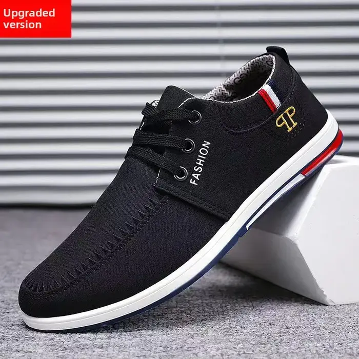 Chaussures en toile pour homme style coréen Beijing Old Man – Anti-odeur