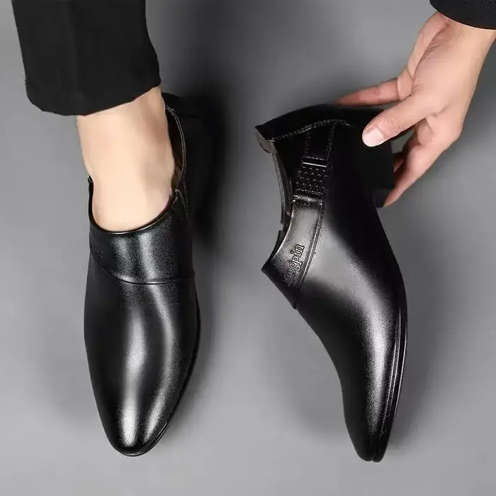 Chaussures sociales décontractées en cuir pour hommes