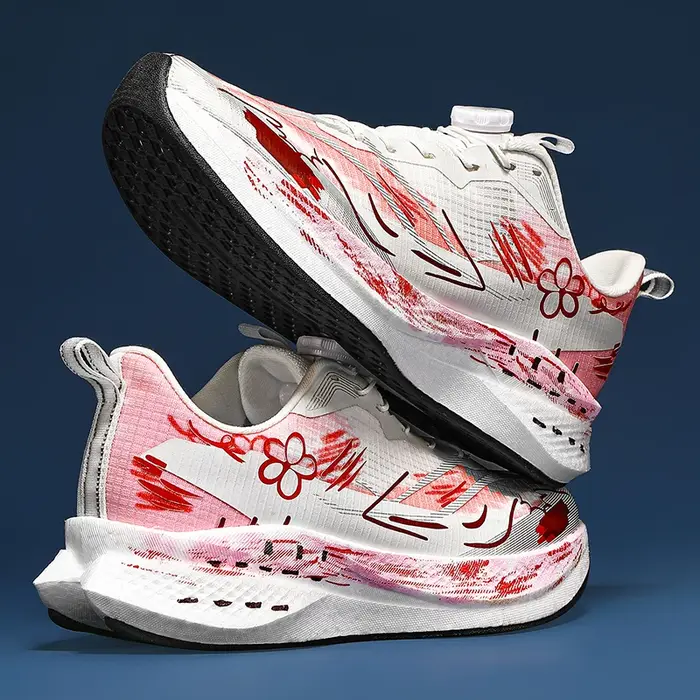 Chaussures de course professionnelles en carbone pour marathon, hommes et femmes, légères, antidérapantes, pour l'entraînement, le tennis