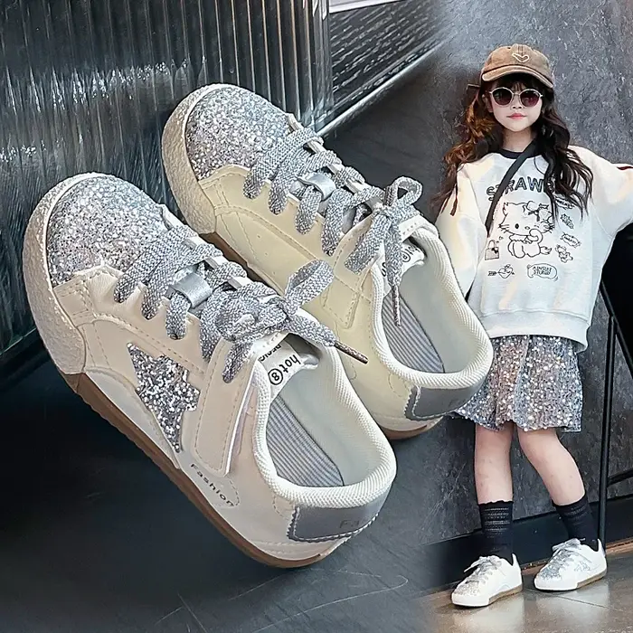 Chaussures pour filles 2026 Nouvelle collection printemps – Baskets décontractées polyvalentes pour petites