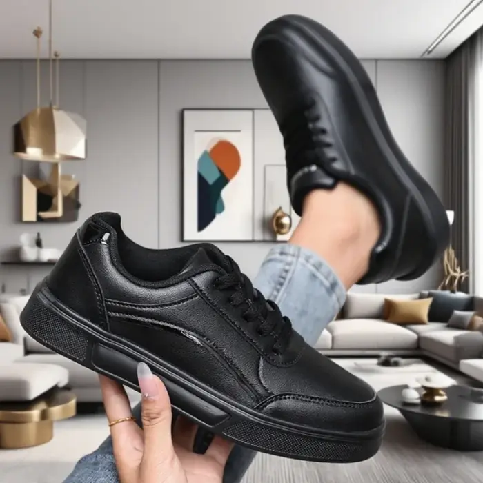 Baskets basses blanches élégantes pour femmes, légères, respirantes, tendance, pratiques, chaussures décontractées, esthétique tendance, chaussures de course