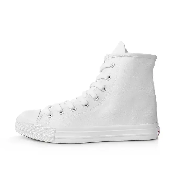 Chaussures montantes vulcanisées pour femmes, nouvelle collection 2026, en toile décontractée, style