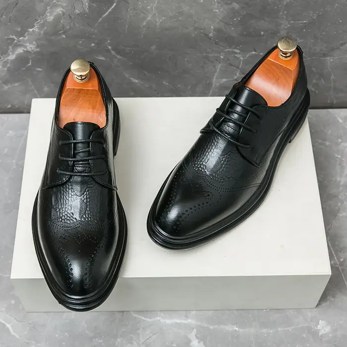 ChimBrown-Chaussures Brogue pour Homme
