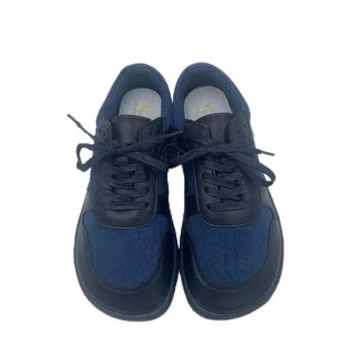 Tipsietoes pieds nus en cuir véritable 2025 nouvelle Sneaker pour femmes hommes plat doux zéro semelle tombante plus large orteil boîte Flexible léger