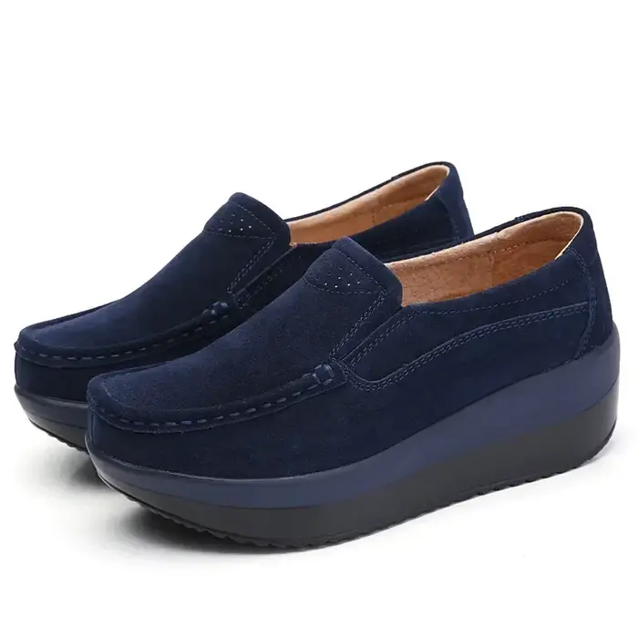 Chaussures plates à plateforme pour femmes