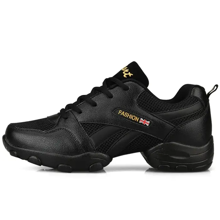 Chaussures de danse pour hommes, respirantes, en mesh, à semelle fendue, modernes, jazz, hip hop, 60