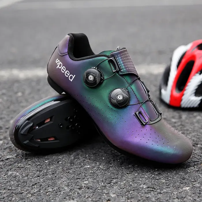 Chaussures de vélo de route et de montagne à semelle plate pour le sport et les activités de fitness à pédale