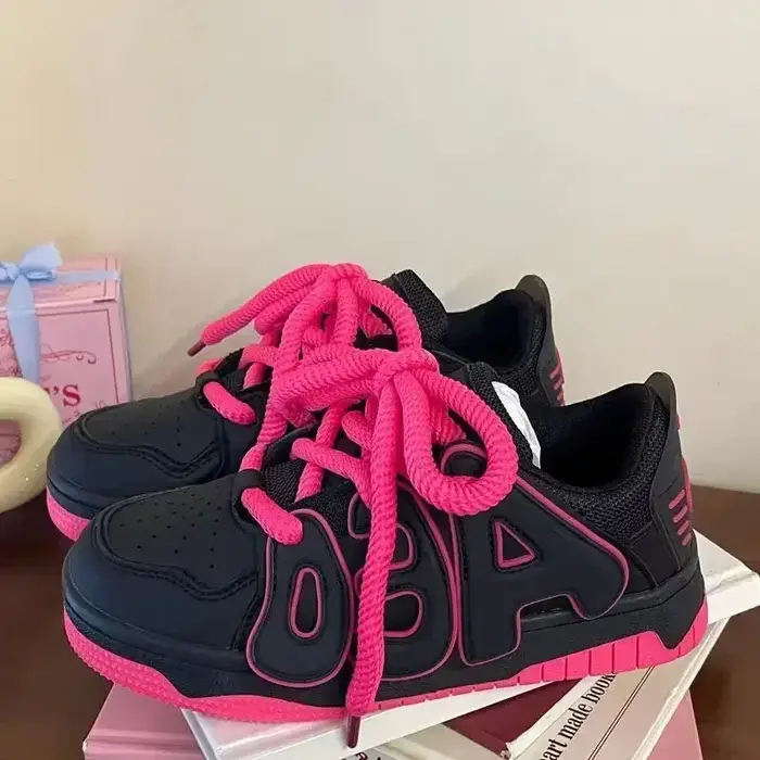Baskets à Lacets pour Femme