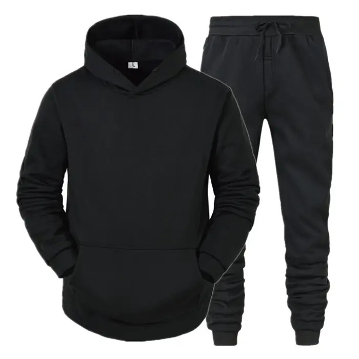 Hommes vêtements de sport pull costume sweats à capuche + pantalons