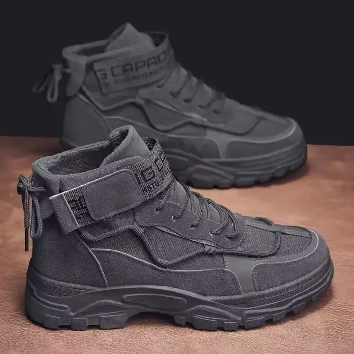 Chaussures de sport anti-ald résistantes à l'usure pour hommes, polyvalentes, décontractées, étudiants, extérieur, style campus, printemps, automne, nouveau, 2024