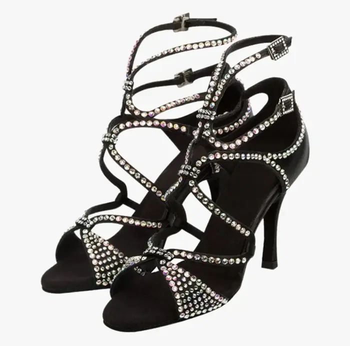 Loogtshon chaussures de danse latine femmes