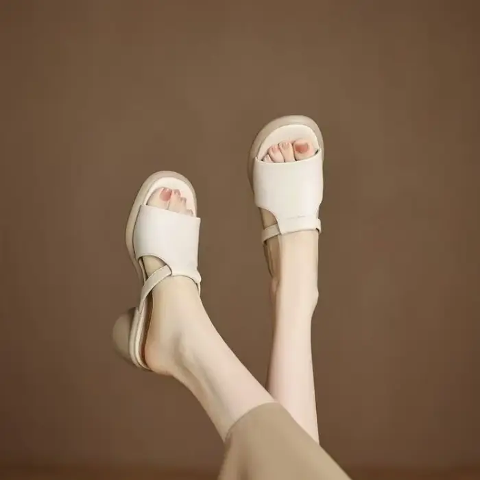 Sandales à plateforme vintage pour femmes