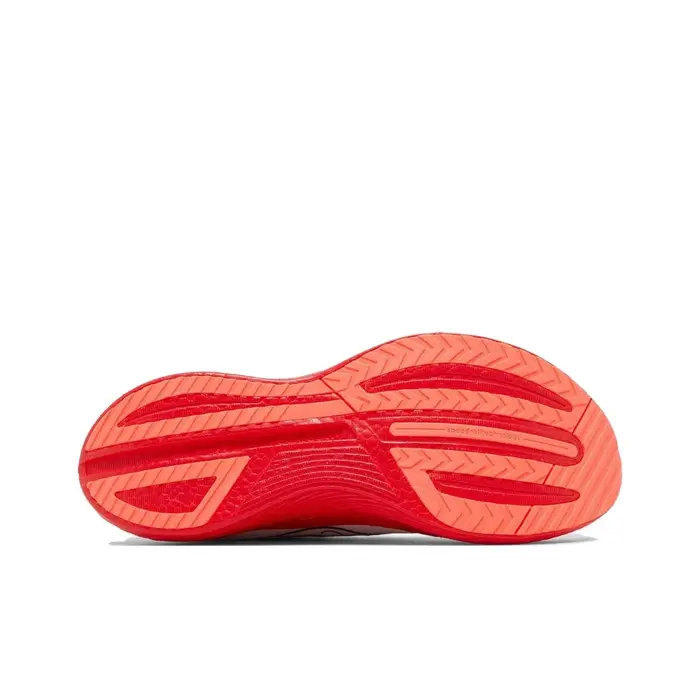 POIZON Saucony Endorphin Speed 3 Chaussures de course basses résistantes à l'abrasion unisexe blanc rouge S20756-85