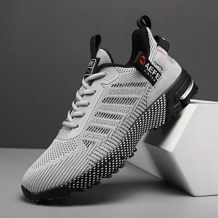 Tendance hommes Original Sneaker chaussure plate-forme semelle souple haute qualité espadrilles déco