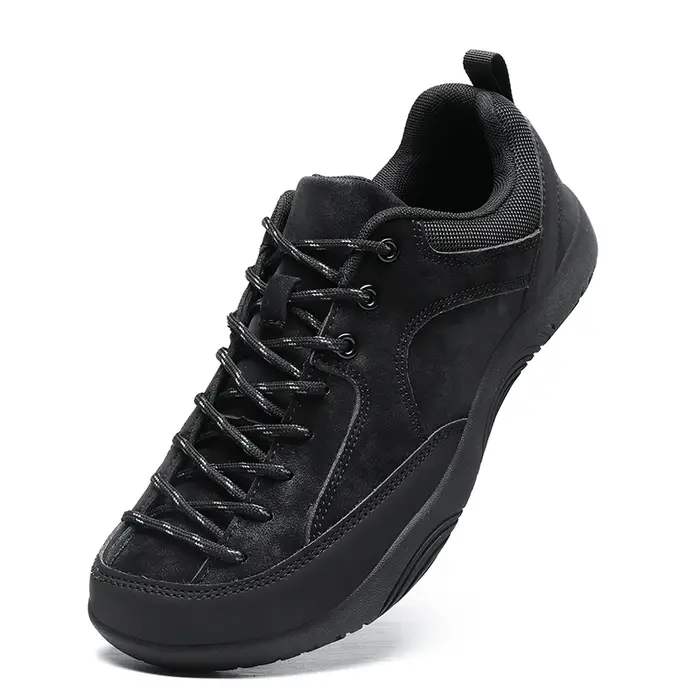 Nouveaux hommes femmes pieds nus bout large chaussures de marche à la mode