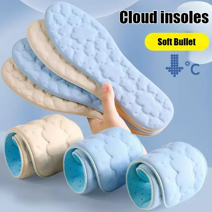 Semelles intérieures en mousse à mémoire de forme pour chaussures