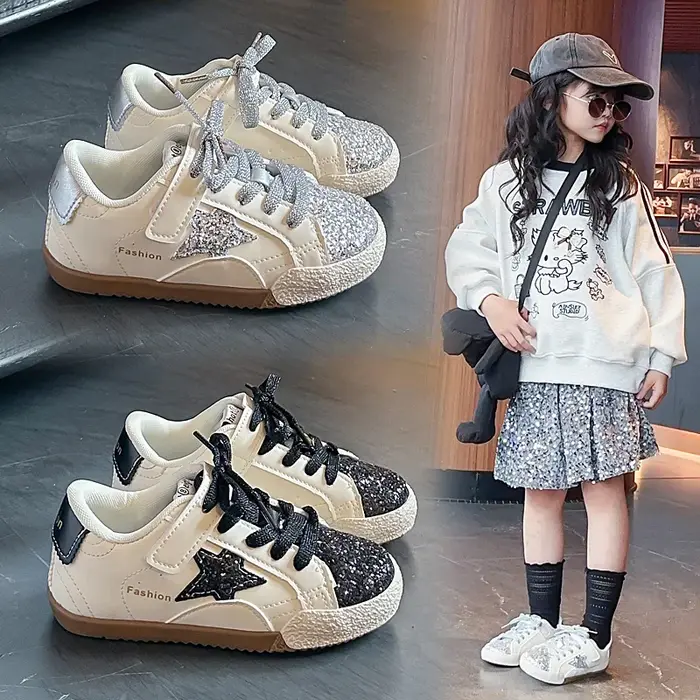 Chaussures pour filles 2026 Nouvelle collection printemps – Baskets décontractées polyvalentes pour petites