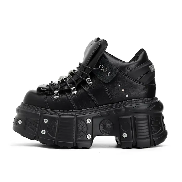 2026 nouveau Style Punk femmes chaussures à lacets talon hauteur 6CM plate-forme chaussures femme go