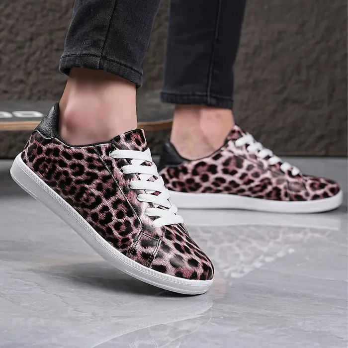 Chaussures de sport pour hommes 2026 en cuir et maille à lacets, chaussures de printemps