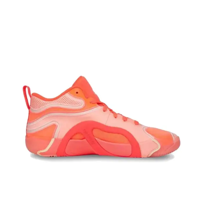 POIZON Jordan Tatum 3 Chaussures de basket-ball mi-hautes résistantes à la glisse et à l'abrasion pour hommes Rose FZ6601-600