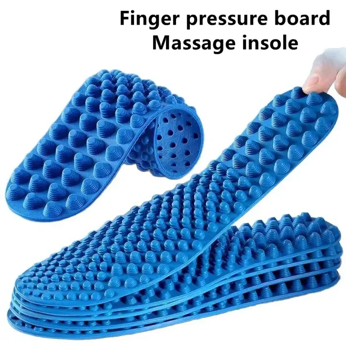 1 paire doigt pression conseil Massage semelle intérieure soulager la Fatigue des pieds chaussures semelles hommes femme