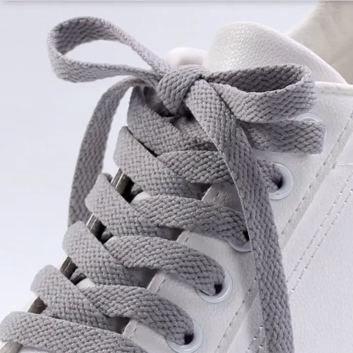 1 paire de lacets plats pour baskets 36 couleurs lacets de chaussures en tissu blanc noir lacets de