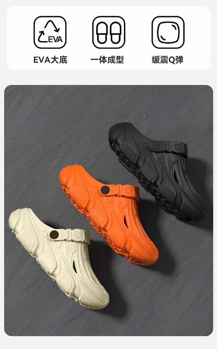 Chaussures perforées à semelle épaisse pour hommes