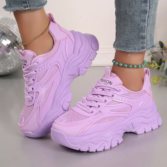 Baskets Chunky Femme 2026 Nouvelle Collection – Chaussures de Sport Légères et Tendance