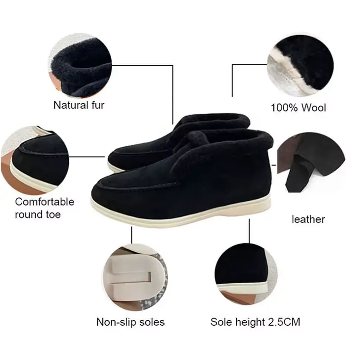 Plate-forme chaussures en toile 2023 printemps et automne chaussures pour femmes rehaussées chaussures décontractées plates bottes en cuir noir Owens baskets pour femmes
