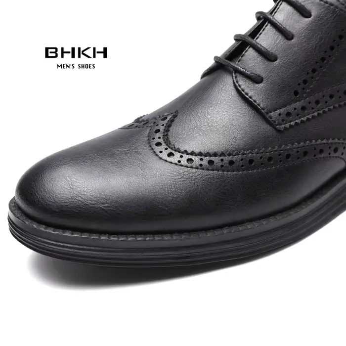 BHKH 2025 chaussures habillées en cuir véritable confortables hommes chaussures décontractées intell