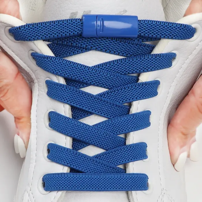 Lacets de Chaussures à Verrouillage Magnétique Sans Attaches, 8mm, Plats et artificiel astiques, Acc