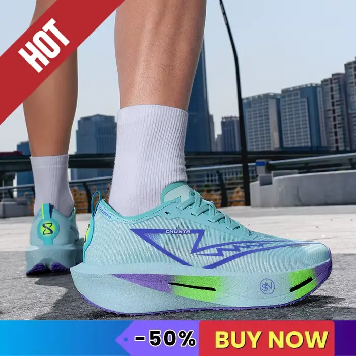 Chaussures de course de sport hommes Marathon baskets CarbonPlate léger respirant confortable femmes athlétique