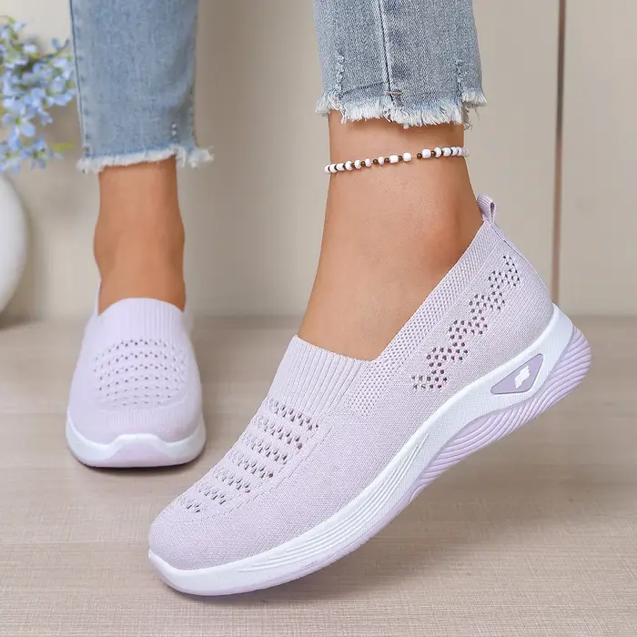 Chaussures pour femmes 2026 – Baskets décontractées confortables à semelle souple en maille respirante pour le travail