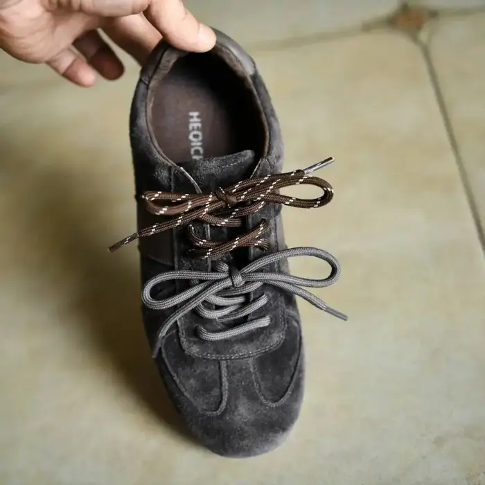 Chaussures de sport rétro à semelle épaisse pour femmes, chaussures Dequn à talon compensé, conforta
