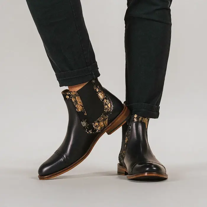 StephanBoots-Chaussures de travail brodées pour hommes