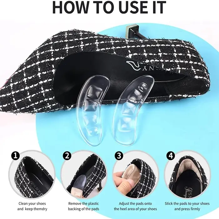 Coussinets antidérapants en Silicone pour l'avant-pied, soulagement de la douleur, Inserts pour femm