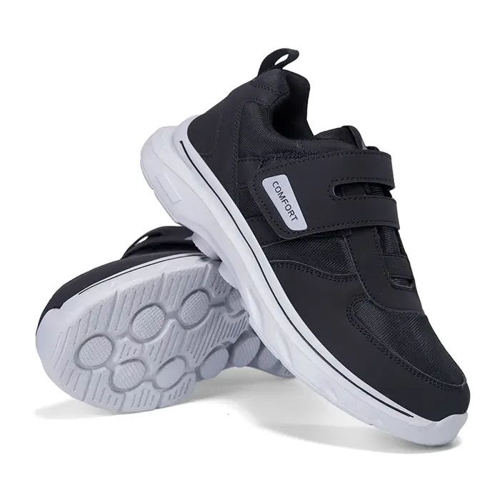 Chaussures de marche unisexes confortables, légères, respirantes, antidérapantes, à bout large, bask
