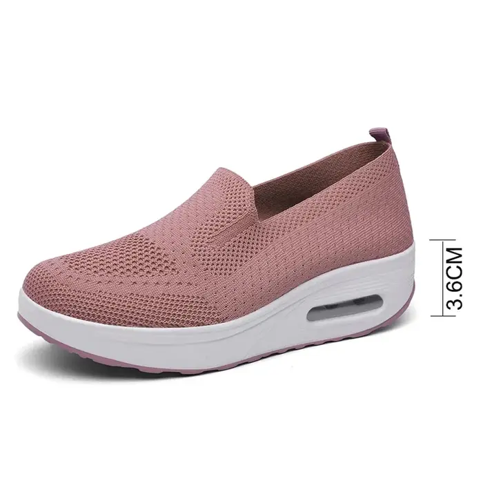 EOFK – mocassins respirants en maille pour femmes