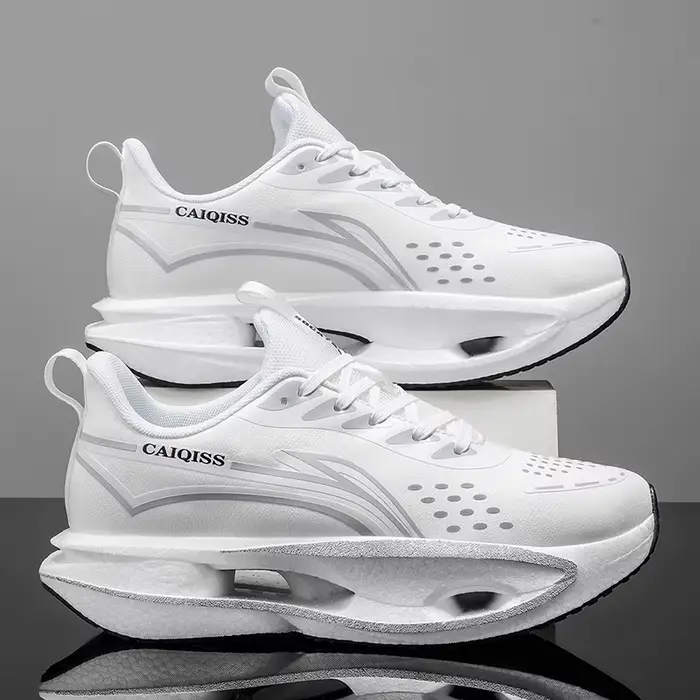Sneakers classiques unisexes à tige basse - Matériaux synthétiques confortables et respirants