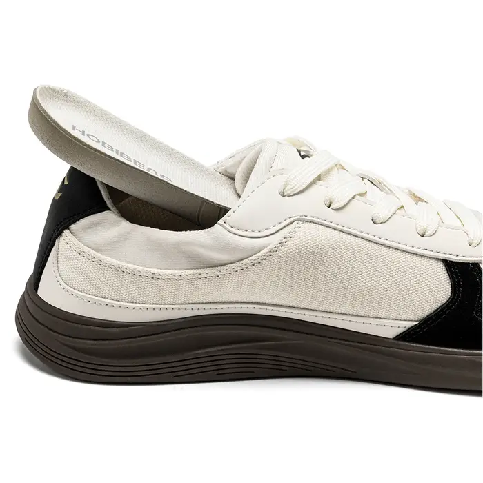 Chaussures pieds nus HOBIBEAR pour hommes et femmes |   Baskets en toile à bout large, légères, déco