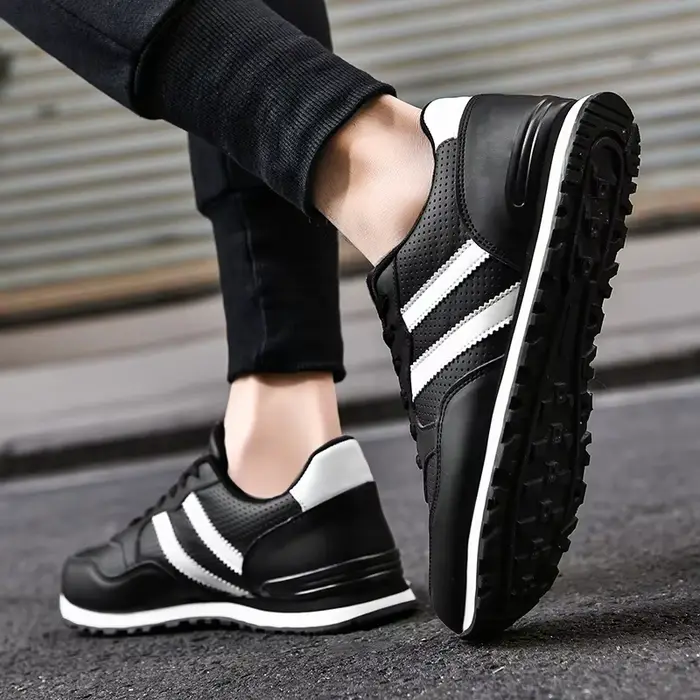 Chaussures de course en caoutchouc coordonnantes pour hommes
