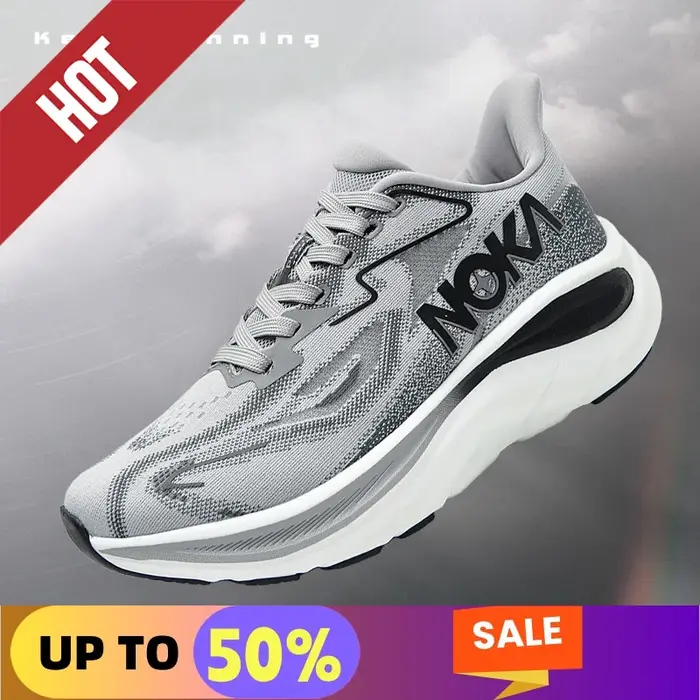 Baskets Marathon chaussures de sport pour hommes amorti plat résistant à l'usure baskets maille respirant plate-forme chaussures de course souples pour homme