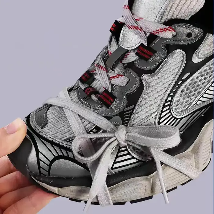 Bricolage chaussure sale corde longueur environ 100 cm Sneaker chaussures d'entraînement lacets lacet corde orteil-bande beauté décontracté Style coréen lacets