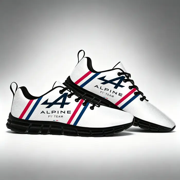 Baskets confortables unisexes avec logo Alpine F1 Team