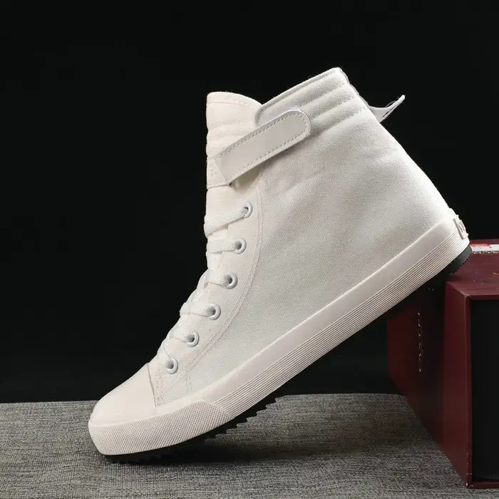 Baskets montantes en toile pour hommes