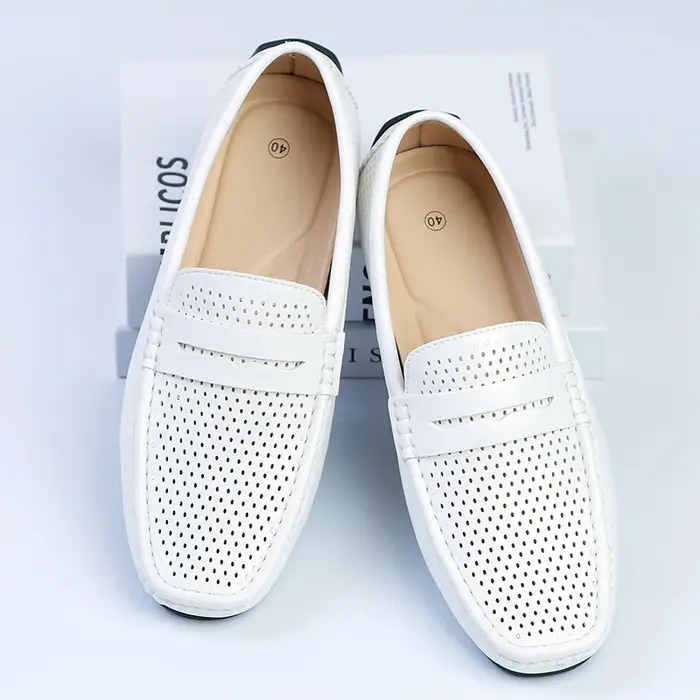 ELUVA hommes mocassins sans lacet chaussures décontracté confortable léger antidérapant