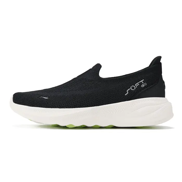 Li-Ning SOFT GO 2 KNIT – chaussures de marche décontractées à enfiler pour femmes, respirantes, avec