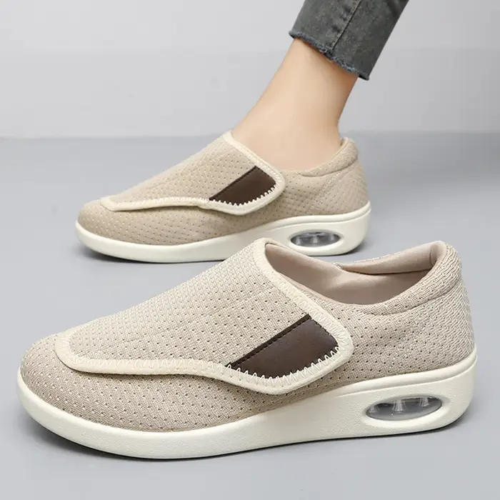Chaussures orthopédiques décontractées pour pieds larges