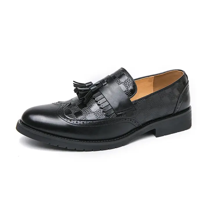 Chaussures de sport décontractées pour hommes Four Seasons, mocassins à franges originaux de créateu